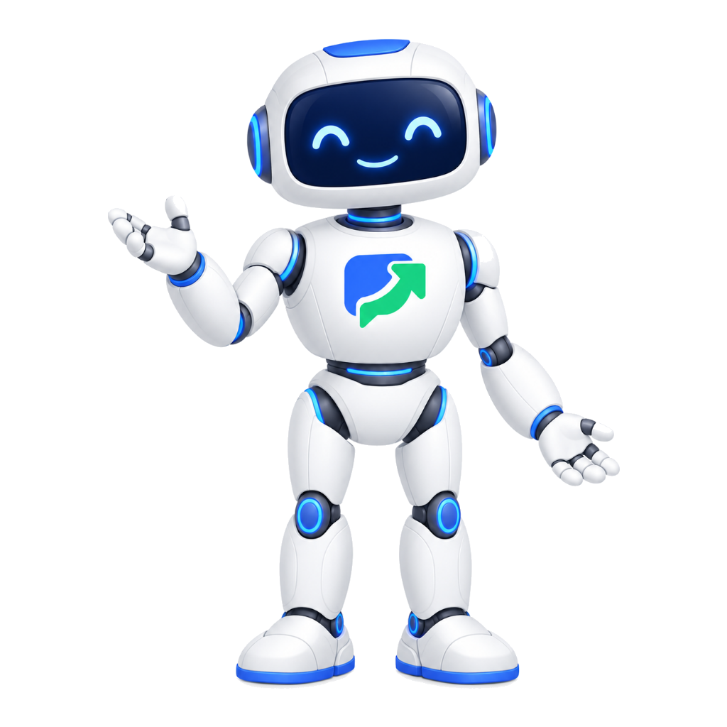 AI First Meeting character illustrating transcript intake
